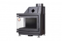 Топка АЛЬФА 700LB NEW два стекла левая, черный шамот (Экокамин)